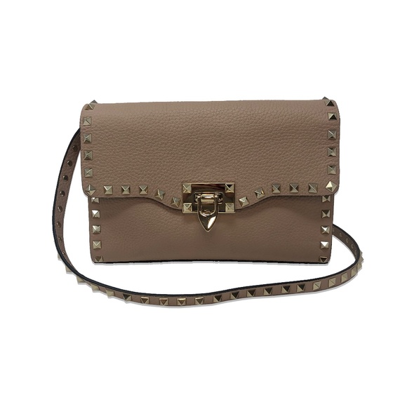 Valentino Rockstud crossbody in "Poudre" - Picture 1 of 4